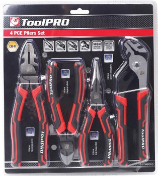 ToolPRO 4 Pce Plier Set