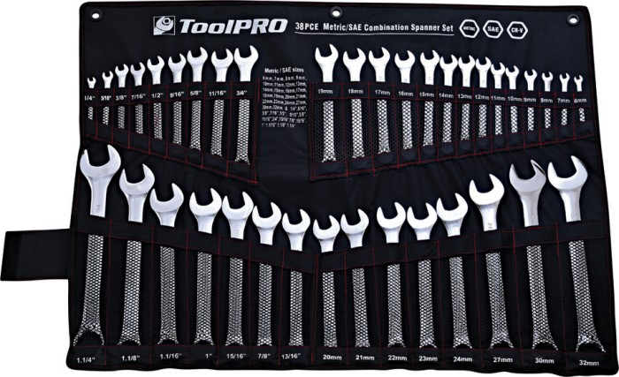 ToolPRO 38 Pce Spanner Set