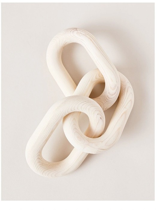 Australian House & Garden Haypoint White Wash Chain Object