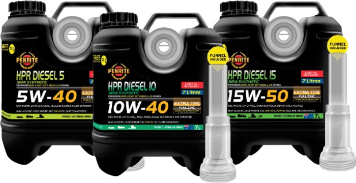 Selected Penrite HPR DIESEL 7L Engine Oils