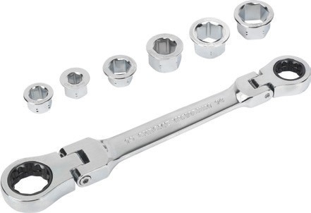 ToolPRO Quick Connect Double Flex Ring Ratchet Wrench Set
