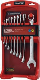 ToolPRO 9 Pce Spanner Set