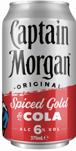 Captain Morgan & Cola 6% 4 Pack