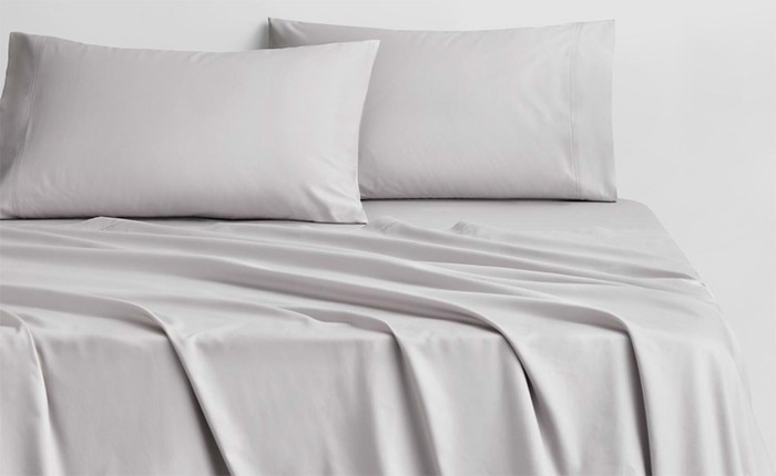 Sheridan Egyptian Cotton Sateen Sheets Set^ Multi Depth - Silver Mist