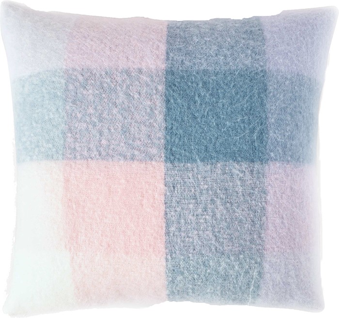 Vue Faux Mohair Check Cushion