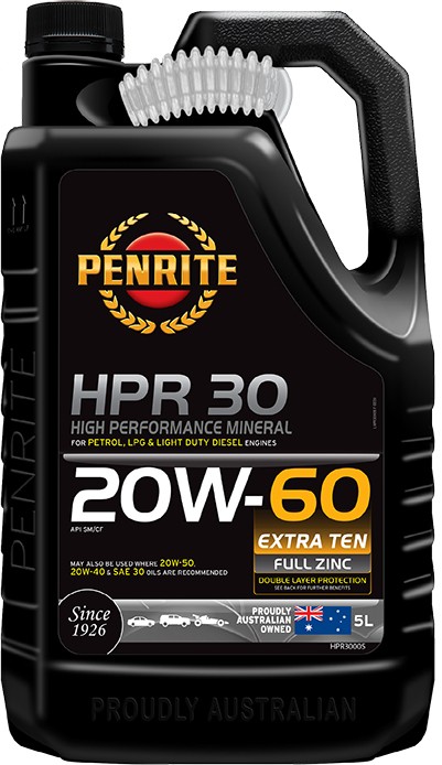 Penrite HPR 30 20W-60 High Performance Mineral 5L