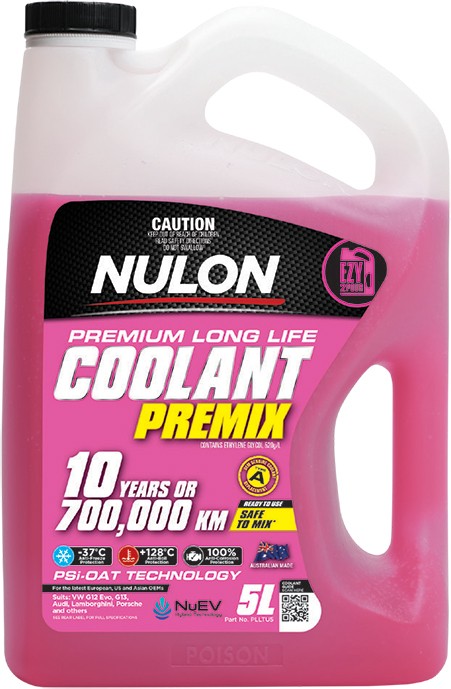 Nulon Pink Premium Long Life Coolant Premix 5L