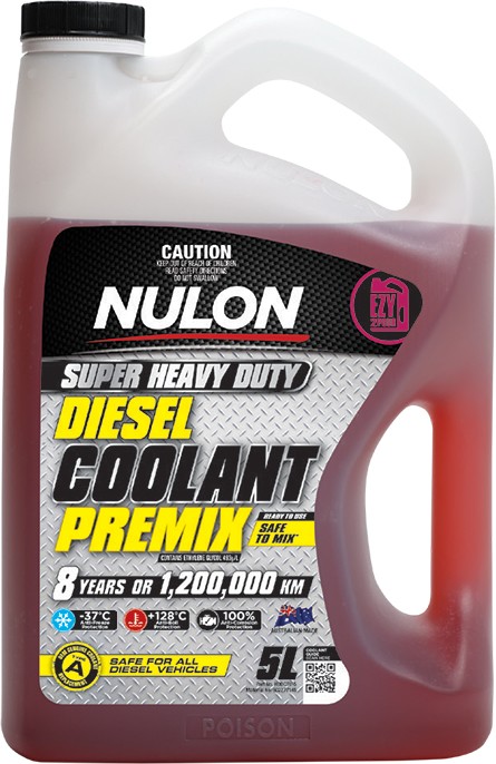 Nulon Super Heavy Duty Diesel Coolant Premix 5L