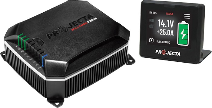 Projecta DC-Solar Dual Battery Charger with Smart Display