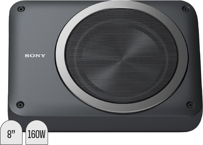 Sony 8” 200mm Compact Powered Subwoofer