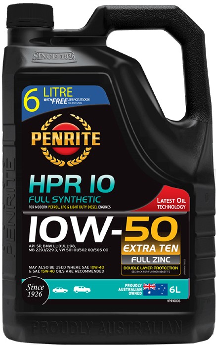 Penrite HPR 10 10W-50 6L
