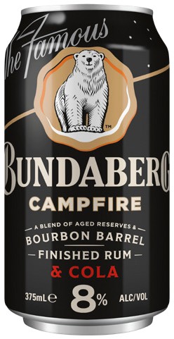 Bundaberg Campfire Rum & Cola 8% 4 Pack