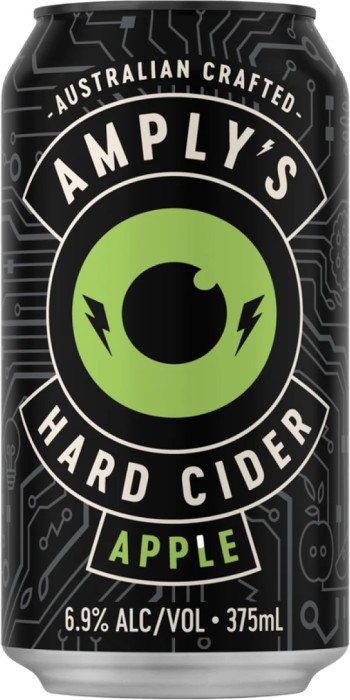 Amplys Hard Apple Cider 6.9% Can 375mL