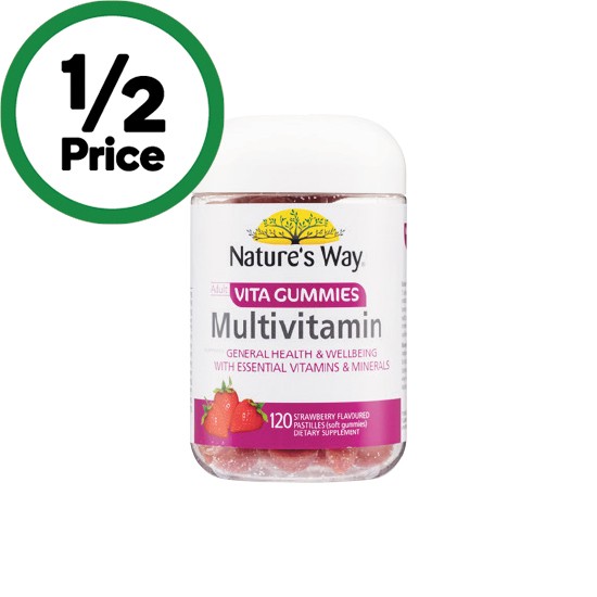Nature’s Way Vita Gummies Adult Multivitamin Pk 120~