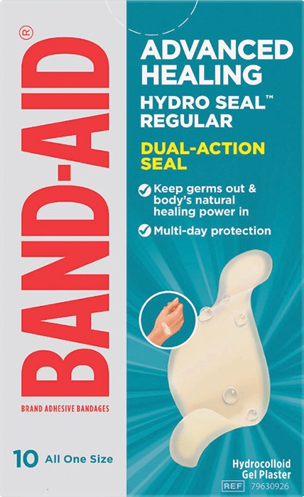 Band-Aid Advanced Healing Hydro Seal Gel Plaster Regular 10 Pack*