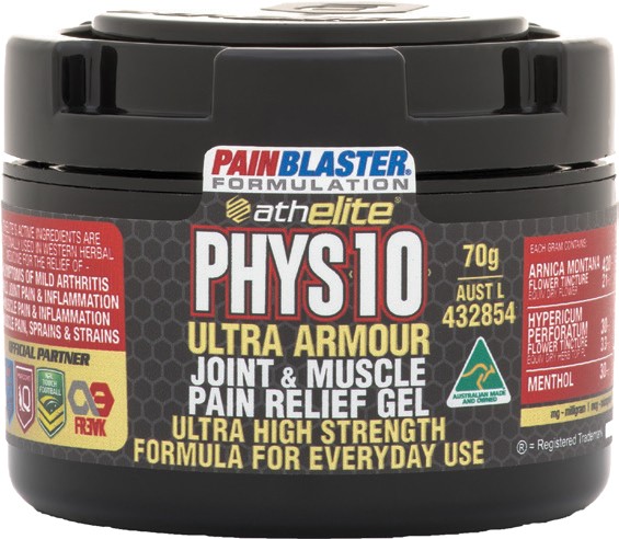 Athelite Phys10 Joint & Muscle Pain Relief Gel 70g*