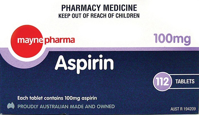 Mayne Pharma Aspirin 100mg 112 Tablets^