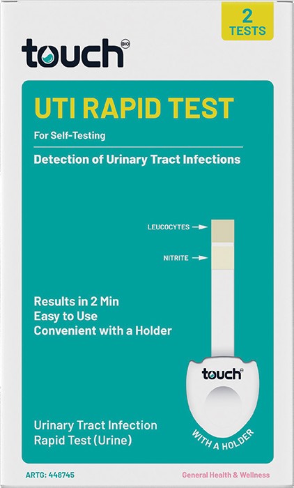 TouchBio UTI Rapid Test 2 Pack*