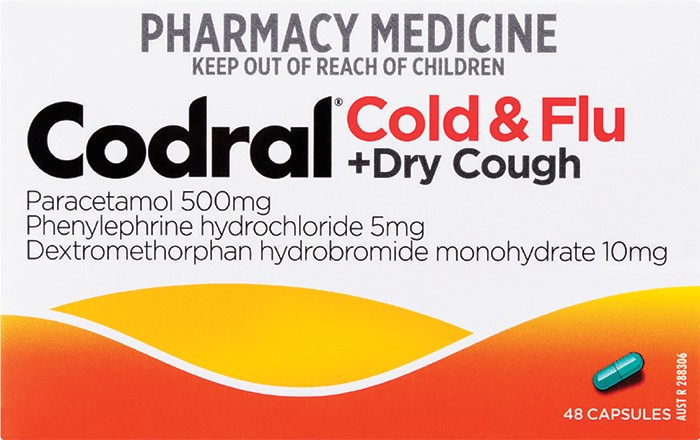 Codral Cold & Flu + Dry Cough 48 Capsules^