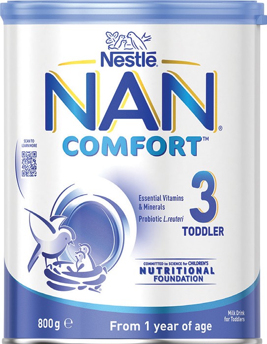 Nestlé NAN Comfort 3 from 1 Year 800gᛒ