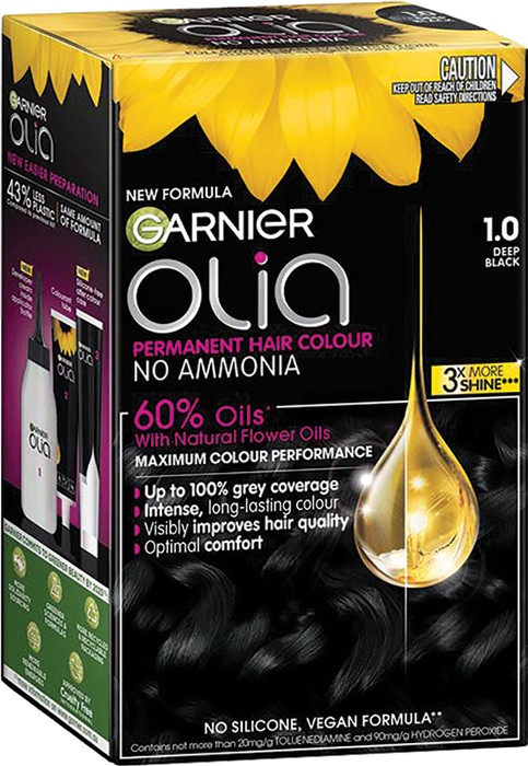 Garnier Olia Permanent Hair Colour - Deep Black