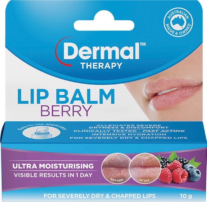 Dermal Therapy Lip Balm 10g - Berry