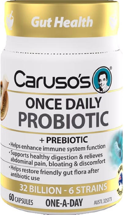 Caruso’s Natural Health Once Daily Probiotic 60 Capsules