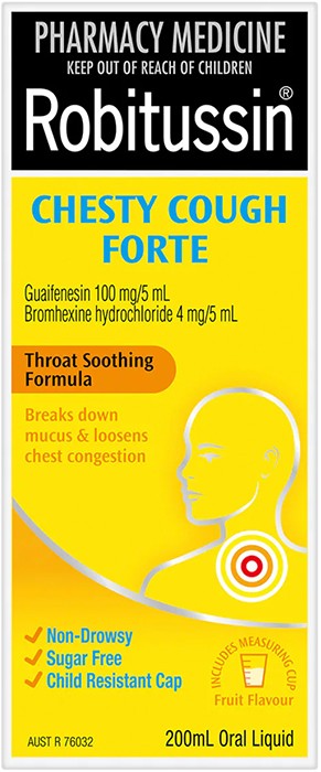 Robitussin Chesty Cough Forte Liquid 200ml