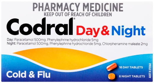 Codral Cold & Flu Day & Night 24 Tablets