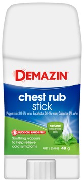 Demazin Chest Rub Stick 40g
