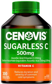 Cenovis Sugarless Vitamin C 500mg 300 Chewable Tablets