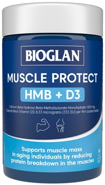 Bioglan Muscle Protect HMB + D3 60 Tablets