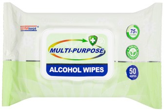 Germisept Multi-Purpose Alcohol Wipes 50 Pack