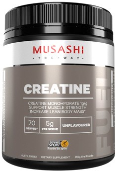 Musashi Creatine Unflavoured Powder 350g