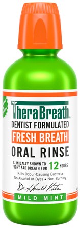 TheraBreath Fresh Breath Oral Rinse Liquid Mild Mint 473ml