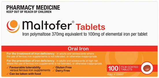 Maltofer Oral Iron 100 Tablets