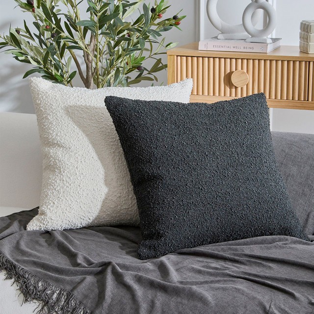 Ava Square Boucle Cushion by M.U.S.E.
