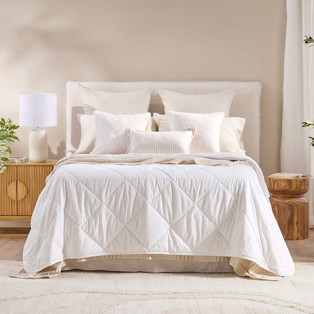 Cool 200gsm Washable Australian Wool Cotton Quilt by Woolstar