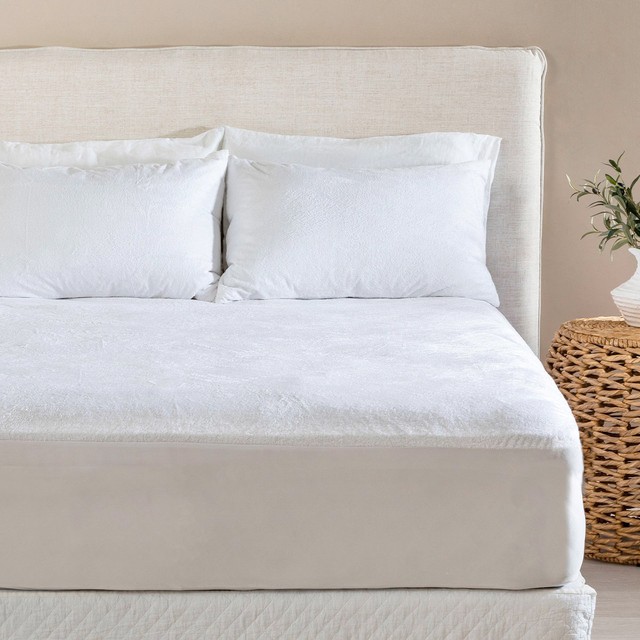 Eco Living Bamboo Waterproof Mattress Protector by Hilton