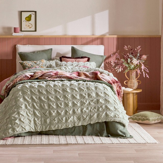 Genevieve Quilt Cover Set by Habitat