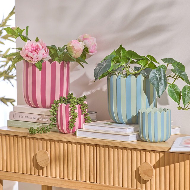 Lucy Stripe Planter by M.U.S.E.