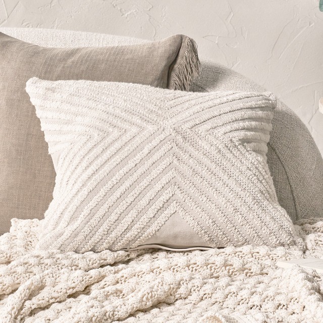 Nadia Embroidered Velvet Cushion by M.U.S.E.