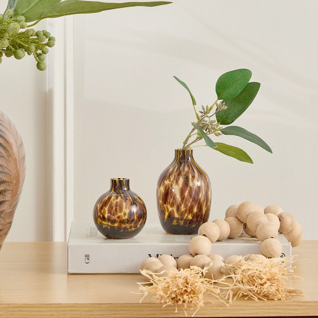 Mocha Glass Vase by M.U.S.E.