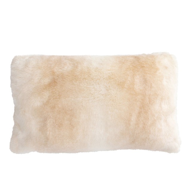 Pelage Faux Fur Oblong Cushion by M.U.S.E.