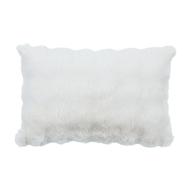 Prague Faux Fur Oblong Cushion by M.U.S.E.