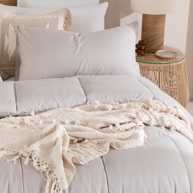 Snoozi Cube Natural Comforter Set by Essentials