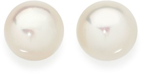 Sterling Silver 9mm White F/W Potato Pearl Studs