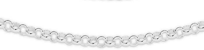Sterling Silver 45cm Belcher Chain