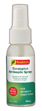Bosisto’s Eucalyptus Antiseptic Spray 55mL**