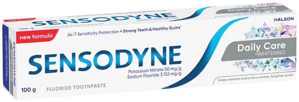Sensodyne Daily Care + Whitening Toothpaste 100g*